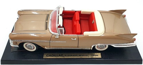 Road Legends 1/18 Scale 92159 - 1958 Cadillac Eldorado Seville - Gold - Picture 3 of 5