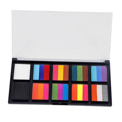 Gesicht Körper Farbe Set Malpalette lebendige Farben Zubehör Gesichtsmalerei für