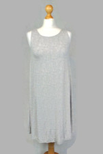 Liberty London For Uniqlo Grey Floral Jersey Sleeveless Beach A-Line Dress XS