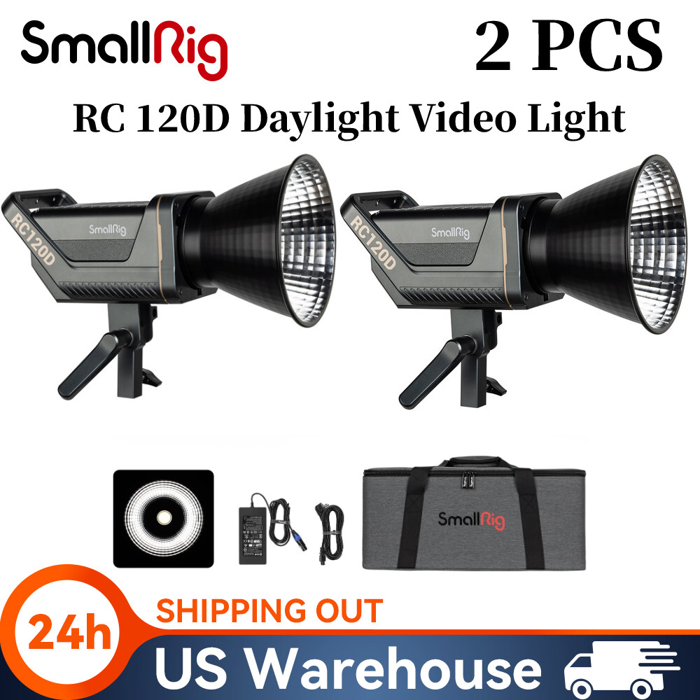 SmallRig RC 120D 120W Daylight LED Video Light Monolight 5600K(2 