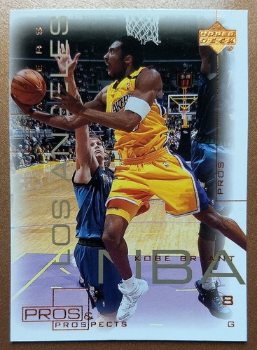 KOBE BRYANT, 2000-01 UPPER DECK PROS AND PROSPECTS #37 - Picture 2 of 4
