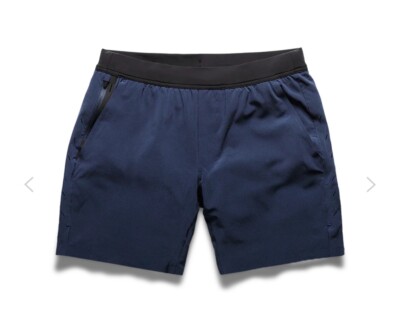 TEN THOUSAND Interval Shorts Navy Blue Mens Size XS Lined 9  Inseam NWT