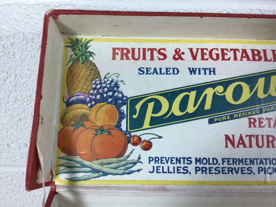 Vintage Parowax Advertising Display Household Wax Paraffin Canning Paraffin - Image 4 of 4