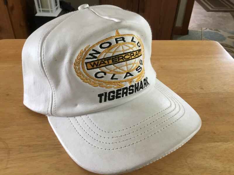 Arctic Cat Tigershark PWC real leather hat ball cap made in USA!