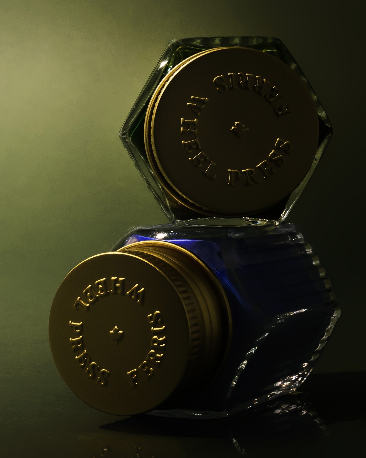 Ferris Wheel Press Juniper Moss 28ml Shimmering Calligraphy Ink