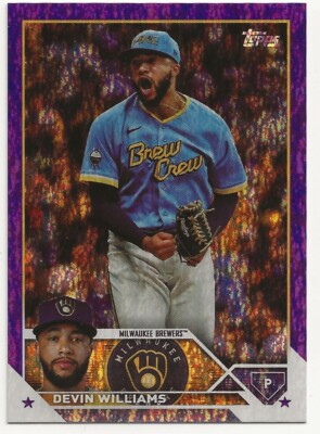 2023 Topps Update Purple Foil Devin Williams /799 #US91