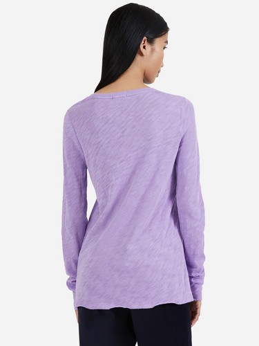NWT ATM Distressed Slub Knit Long Sleeve T-Shirt 100% Cotton PERU ๐ต๐ช Made XL - Picture 2 of 11