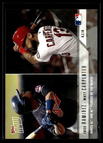 2018 Topps Now 546 José Ramírez / Matt Carpenter