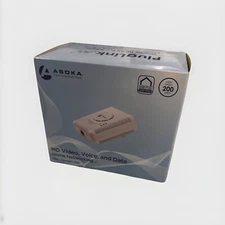 ASOKA PlugLink HD AV Adapter PL9661-I3 Ethernet Powerline – New in Box NIB