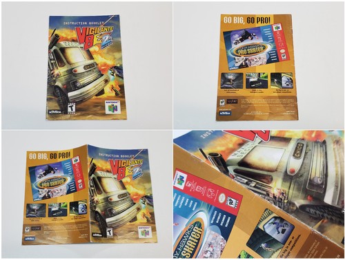 Vigilante 8 2nd Offense N64 Original Nintendo 64 Box & Manual Only *damage - Picture 2 of 22