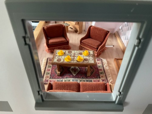 MEUBLES DE MAISON DE POUPÉE - SALON - LUNDBY OF SWEDEN Vintage Années 1970-1980 - Photo 20/24