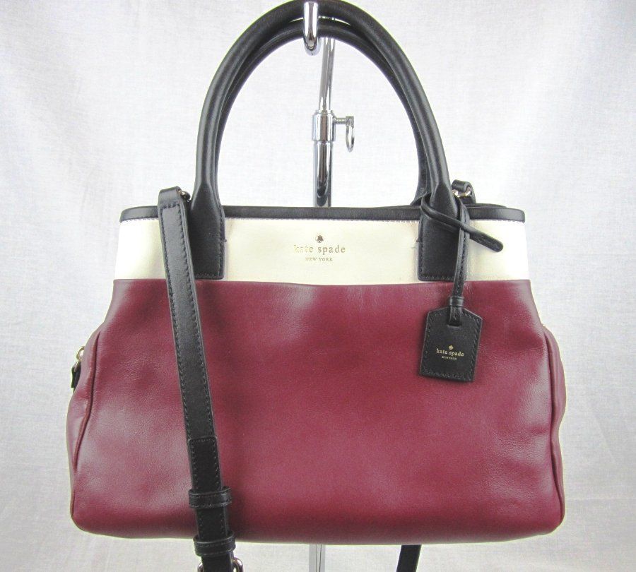 kate spade maroon tote