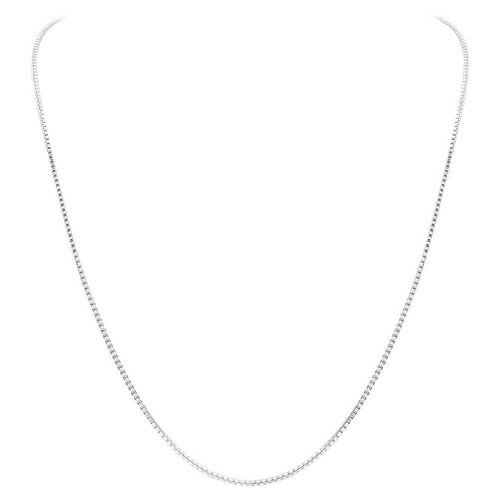 Italian Sterling Silver 1mm Sturdy Box 