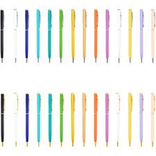 50 x Laser Engraved Metal Office Pens Personalised Pen Promotional Gift Message