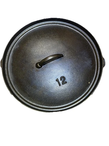 Vintage Lodge No 12  Camp Oven smokeymtnpans