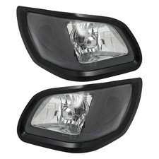 LED Headlight Assembly w/LED DRL Left Right Black Housing Replacement
