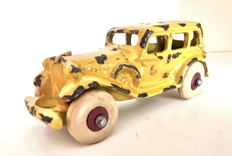 1930 AC WILLIAMS HIERRO FUNDIDO PIERCE FLECHA DOBLE MONTAJE SEDÁN - 5 PULGADAS - COCHE EN MUY BUEN ESTADO Foto 4 de 4