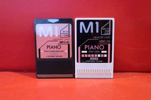 USED KORG M1 MEMORY CARD MPC-05 PROGRAM PIANO / MSC-05 PCM  DTC010 260122