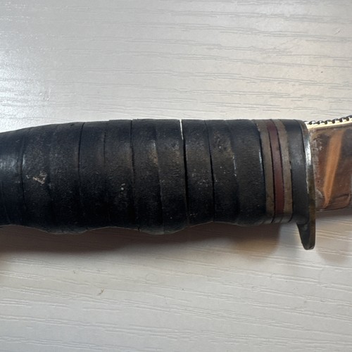 Vintage KABAR 1233 Hunting Knife USA Rough Condition - Picture 9 of 15