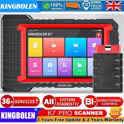 2026 Kingbolen K7 Vollsystem Diagnose Bidirektionaler Scanner Schlüssel Codierung RDKS