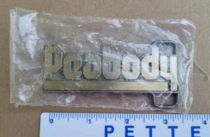 Vintage NOS Peabody Coal Company Belt Buckle. 1986 Made In USA In Sealed Bag!!
