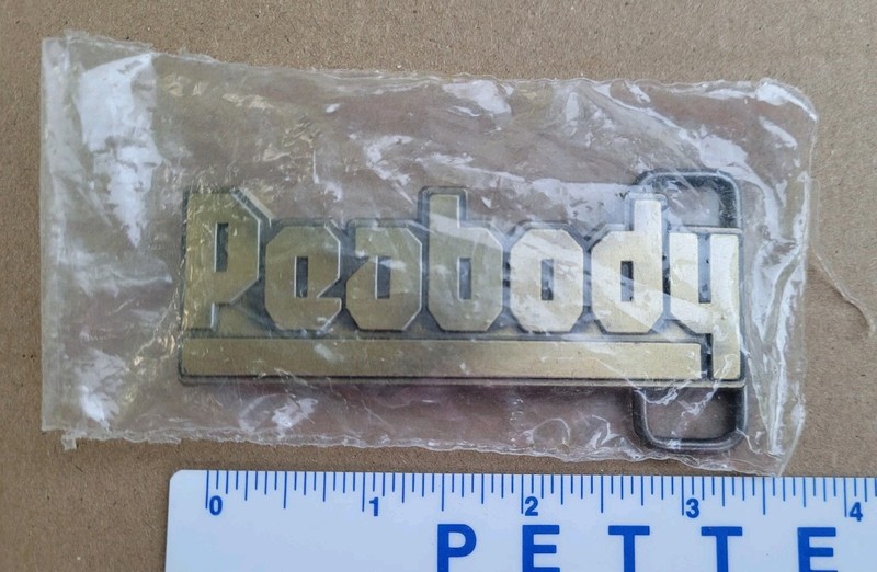 Vintage NOS Peabody Coal Company Belt Buckle. 1986 Made In USA In Sealed Bag!!