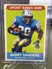 Custom Sports Card - Barry Sanders Inspired