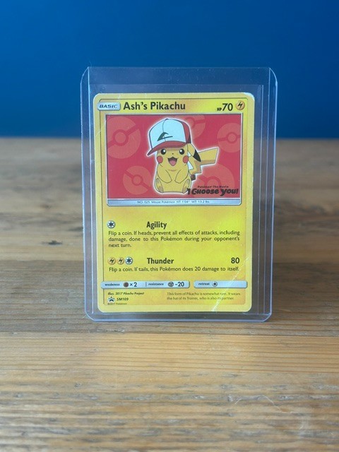 Ash's Pikachu - SM109 - SM Promos