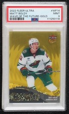 2022 Upper Deck Fleer Ultra Wave of the Future Gold Matt Boldy PSA 9 MINT 1ha1
