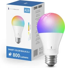 THIRDREALITY Smart Color Bulb ZL1,Zigbee hub Required,Compatible with 1 Pack 