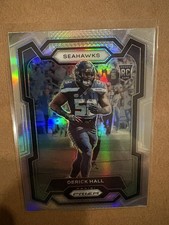 2023 Panini Prizm SILVER Derrick Hall #388 Rookie Card SEATTLE SEAHAWKS!! ???. rookie card picture