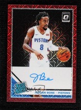 2019 Donruss Optic Rated Choice Prizm Signatures Jordan Bone Rookie Auto RC 0q0m