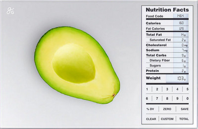 Greater Goods Nourish Digital Kitchen Food Scale Portions Nutritional Facts NEW