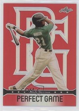 2013 Leaf Perfect Game Showcase Metal Red 1/5 Monte Harrison #BM-MH1 md3