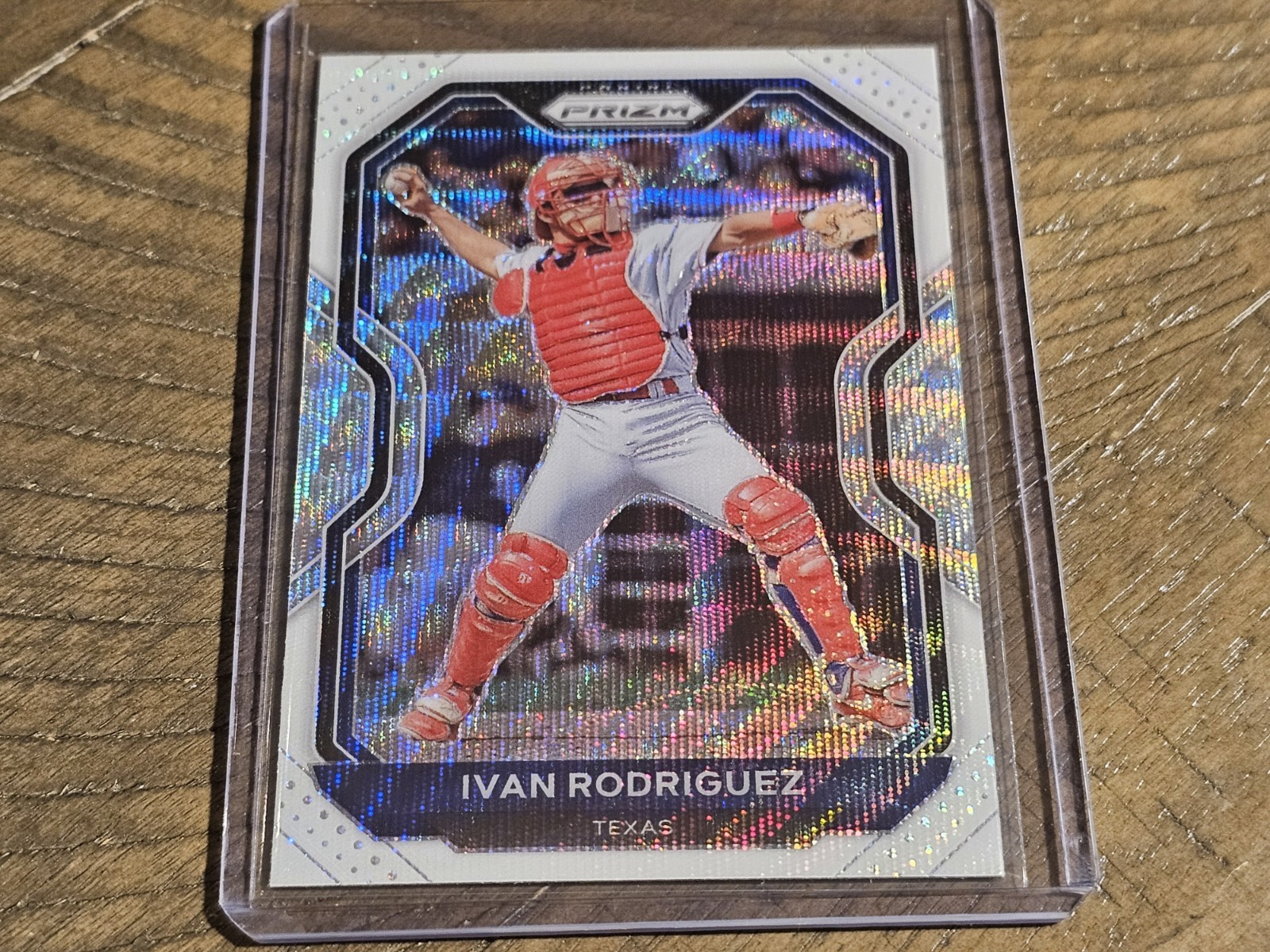 2021 Panini Prizm #2 Ivan Rodriguez White Wave Prizm Nmmt+