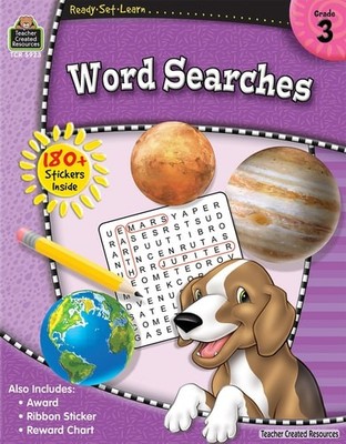 Ready-Set-Learn: Word Searches Grd 3 by Teacher Created Resources, Good Book