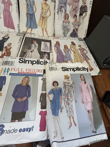 Lot Of 11 Sewing Patterns McCall's Simplicity - Picture 7 of 8