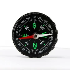 Portable Outdoor Plastic Mini Compass for Camping Hiking Trips