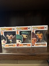 Figura Vinilo Vegeta Bulma Funko Pop Dragon Ball Z Paquete
