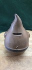 Vintage Cast Iron Santa Bank Folk Art Farmhouse Christmas Decor — photo 4
