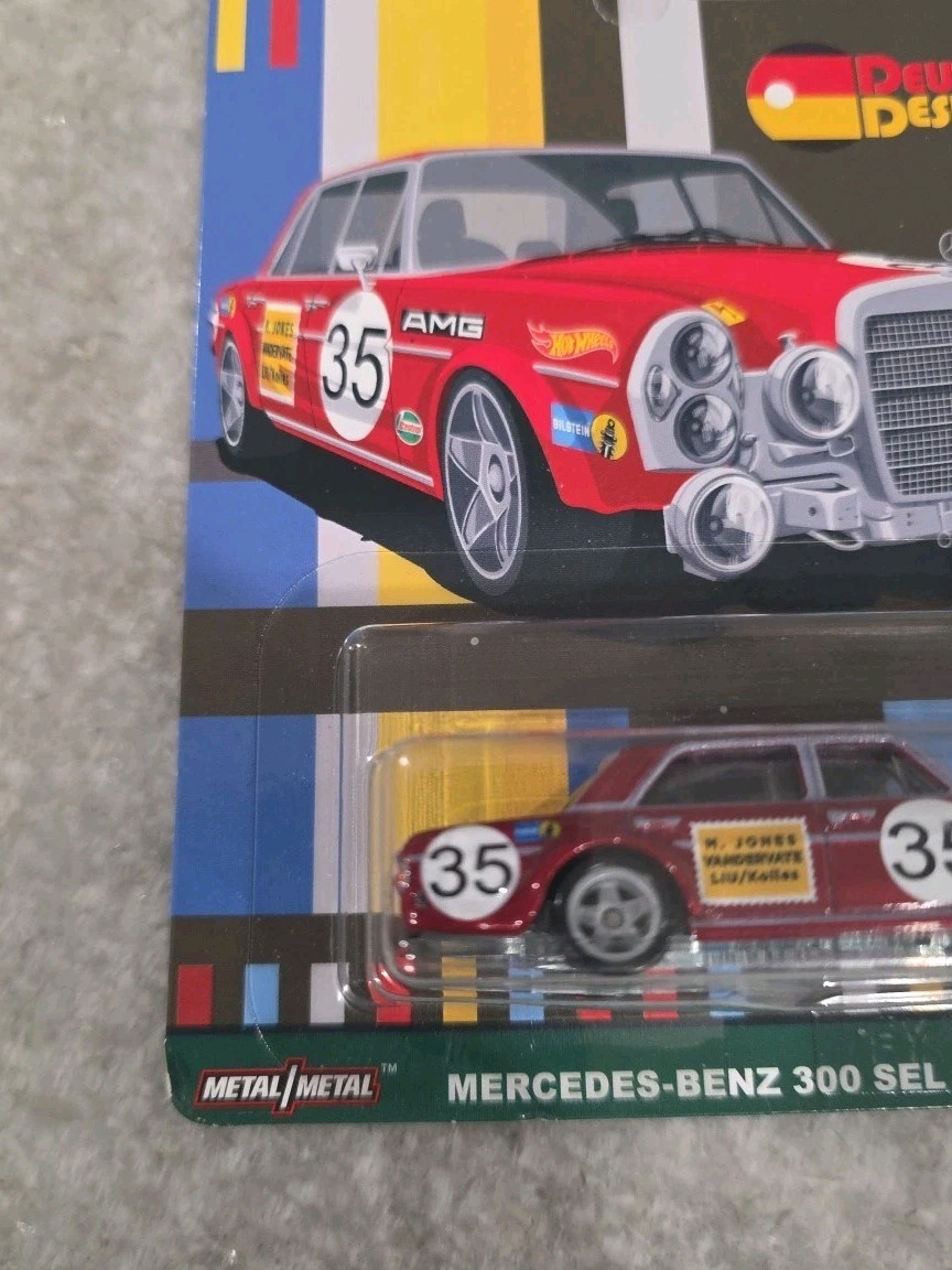 Hot Wheels Mercedes-Benz 300 SEL 6.8 AMG Car, Scale 1:64