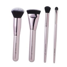Complexion Perfection Brush Kit, 4-Piece Makeup Brush Set, Brushes For