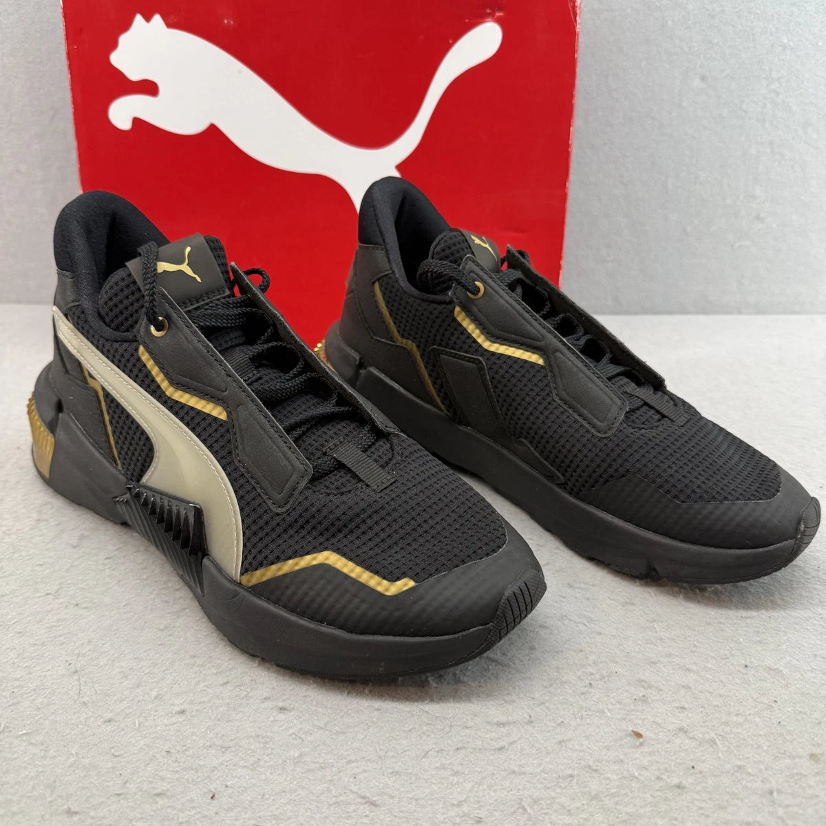 Puma Provoke XT Black Gold W for sale | eBay