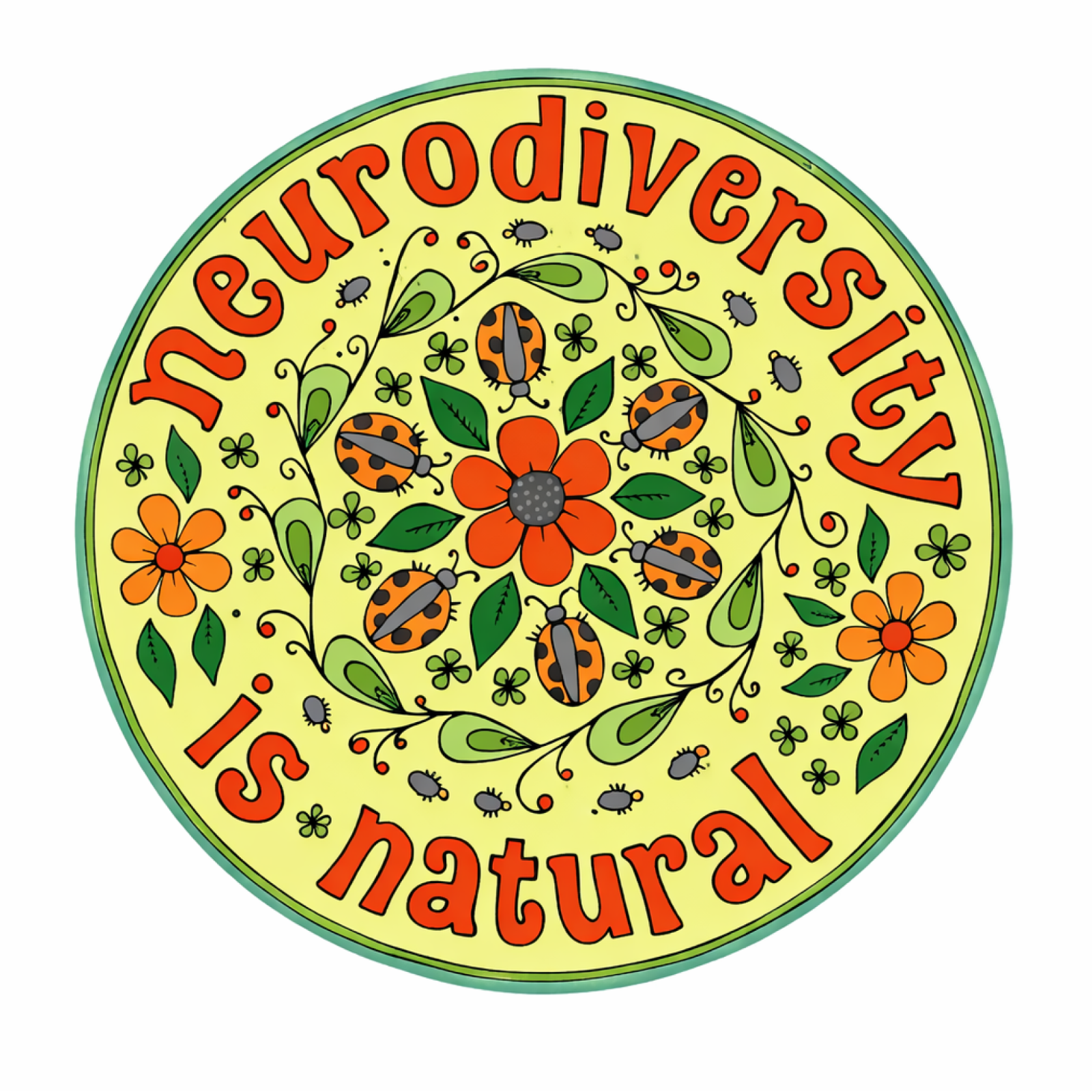Neurodiversity Is Natural Pin Badge Neurodivergent Awareness Traditional Pin Fix