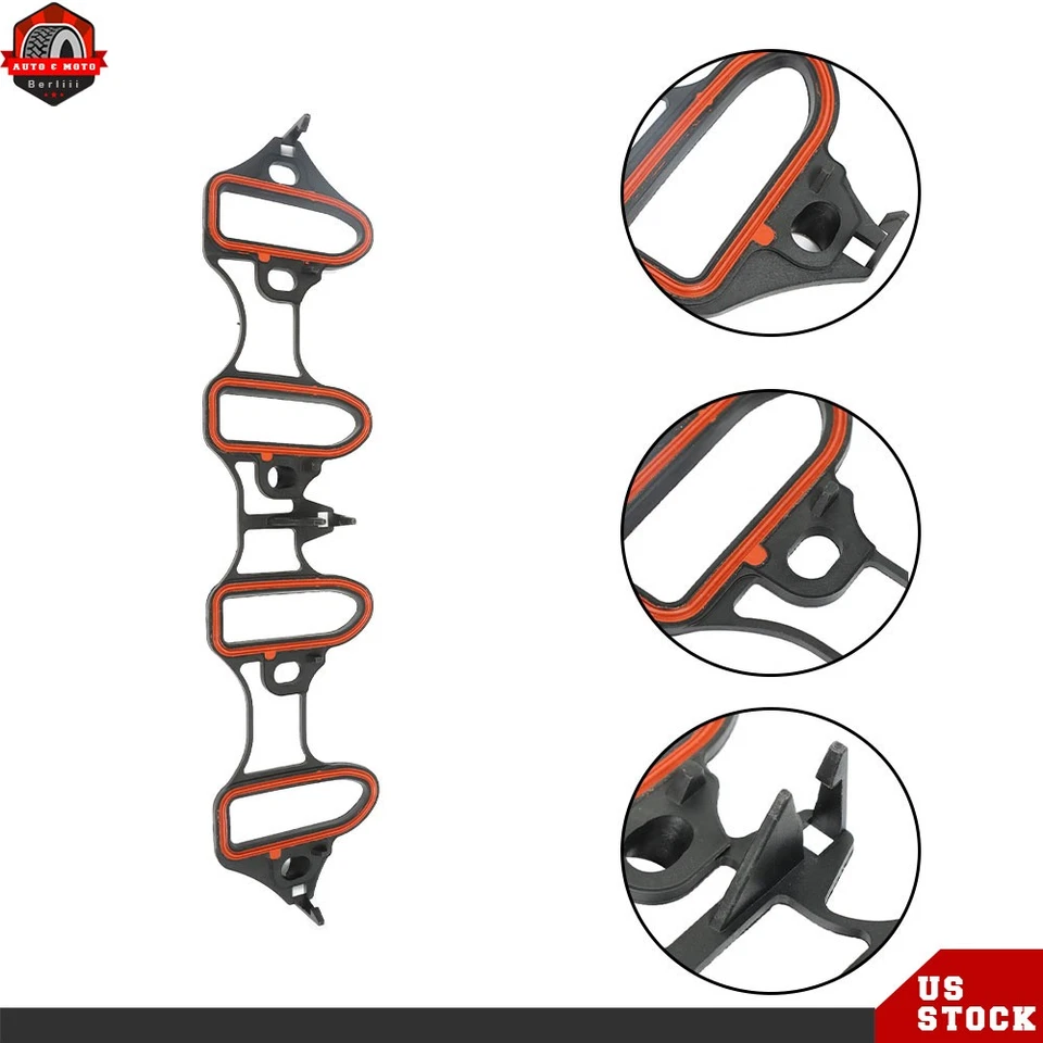 Intake Manifold Gasket Kit For GMC Yukon Chevrolet Silverado 1500 4.8L 5.3L 6.0L - Image 2 of 4