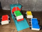 Vintage Fisher Price Little People  930 Lift for Garage and 4 Cars
