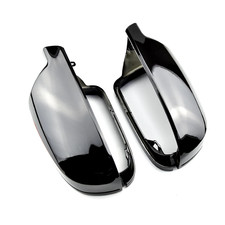 Spiegelkappen Schwarz Glanz Gehäuse Für Audi A3 A4 A5 Facelift mit Side Assist