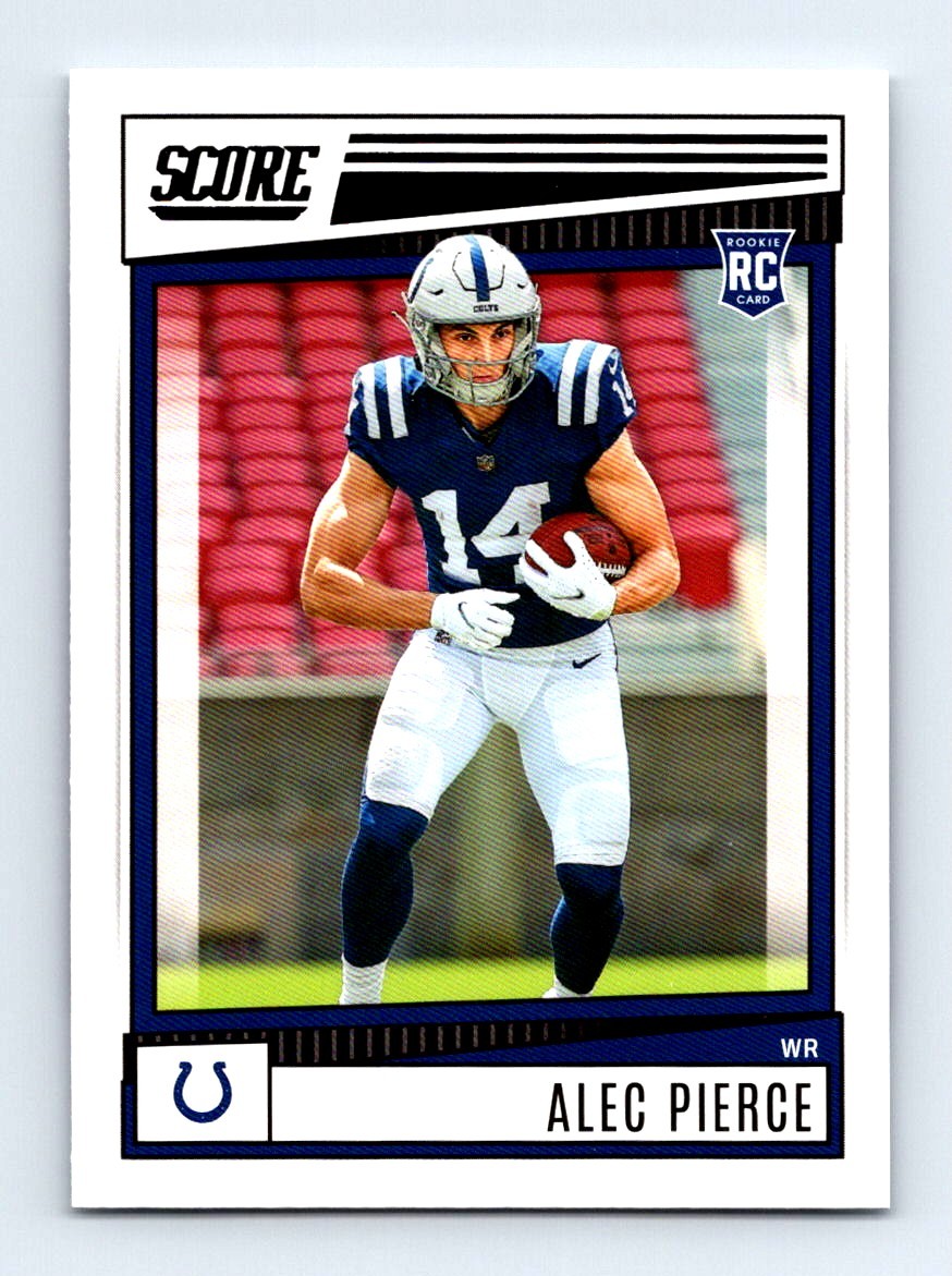 #386 2022 Score BASE ( Alec Pierce RC Indianapolis Colts