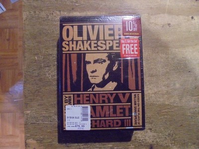 Olivier's Shakespeare Hamlet Henry V Richard III DVD The Criterion Collection