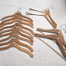 13 Appendiabiti Vintage Legno Abbigliamento Adulto Banana Repubblica Magazzino Uomo